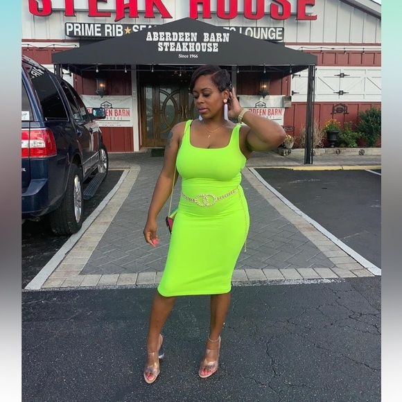 Sexy Bodycon Tank Dress Sleeveless 
8066 - Picture 4 of 6